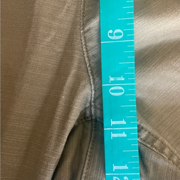 Lands End high rise straight leg army green cargo jogger pants size 12 - Picture 8 of 10